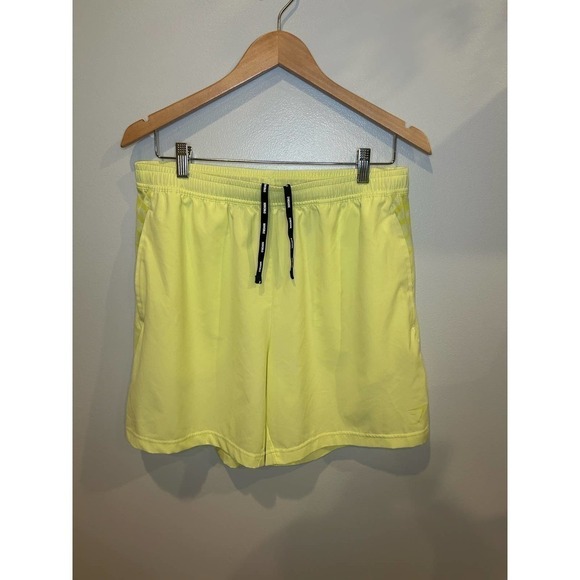 Gymshark Neon Yellow Men's Shorts Size XL - Picture 1 of 6
